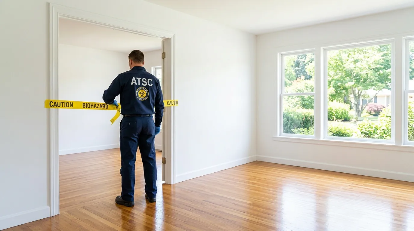 Certified biohazard cleanup crew performing Crime Scene Cleanup in Napa