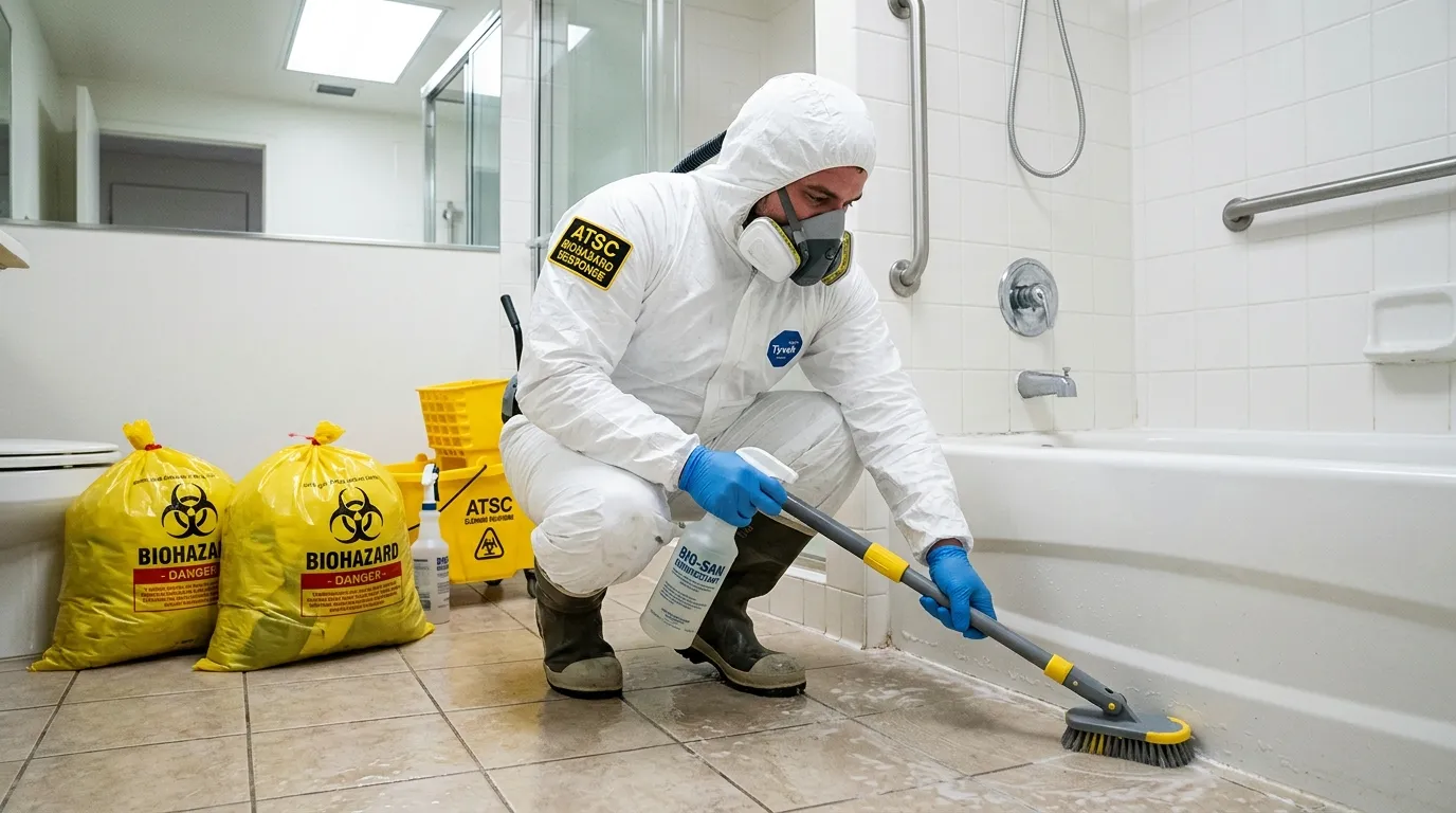 Decontamination equipment deployed for Blood Cleanup in Napa